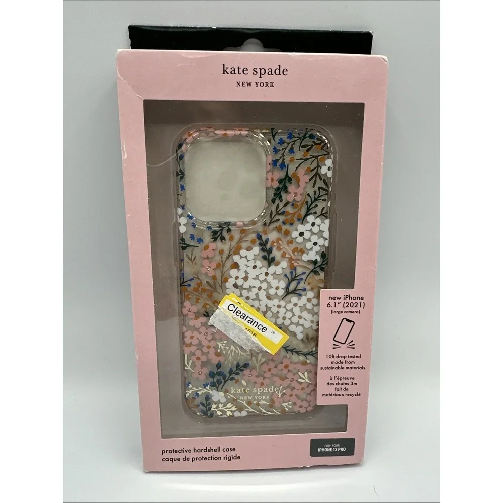 Kate Spade - FOR iPhone 13 Pro Protective Hardshell Case - Multi Floral - B4
